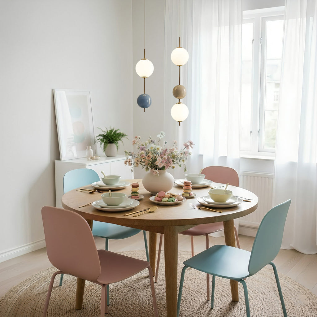 Colorful Sphere Cluster Pendant Light