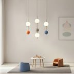 Colorful Sphere Cluster Pendant Light