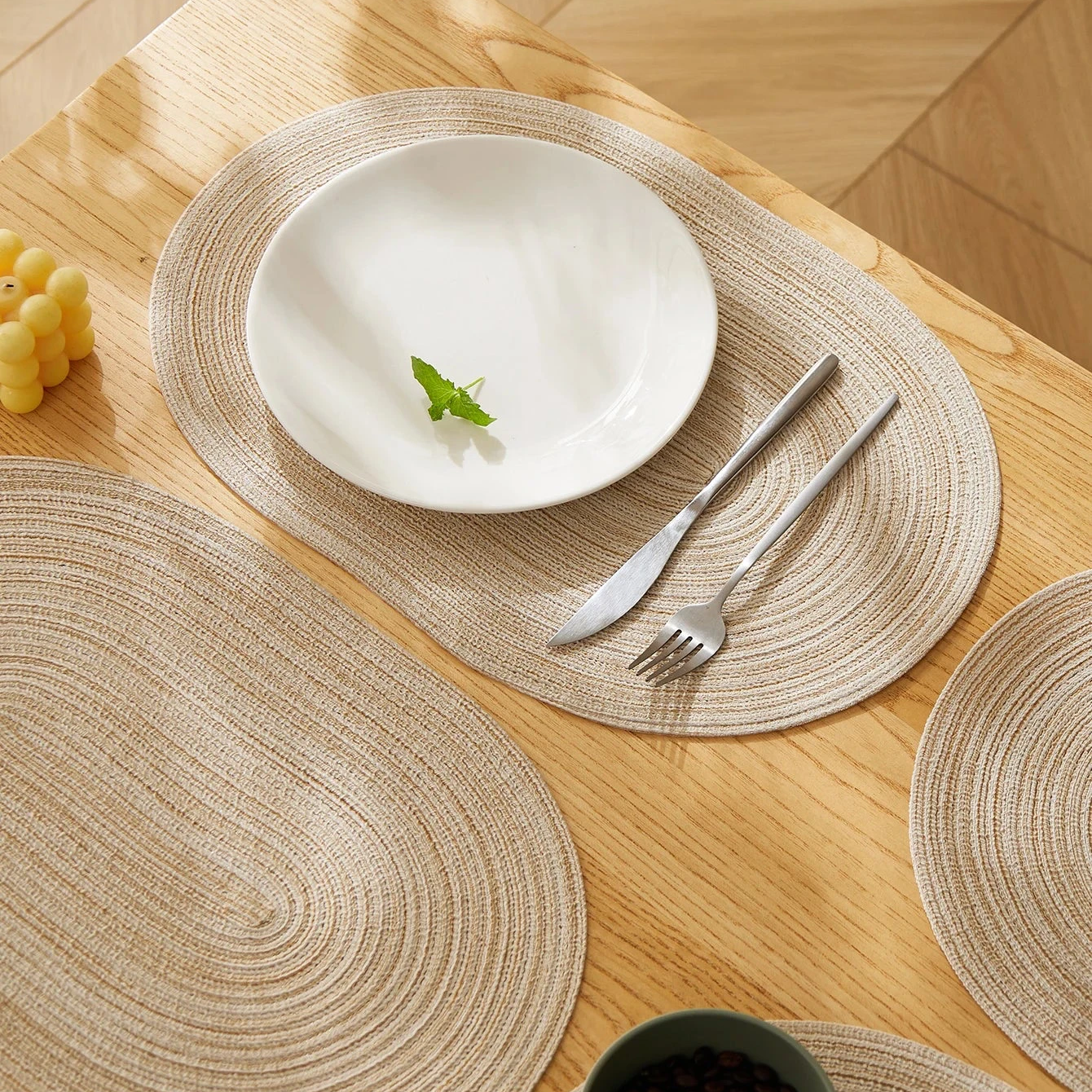 Placemat Set Washable Heat Resistant Non Slip