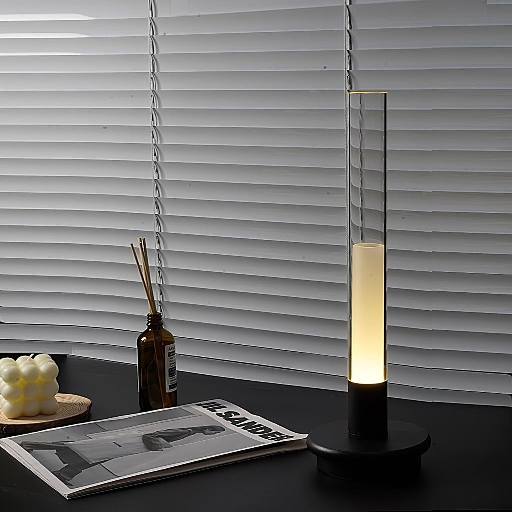 Column Cordless Table Lamp, Rechargeable