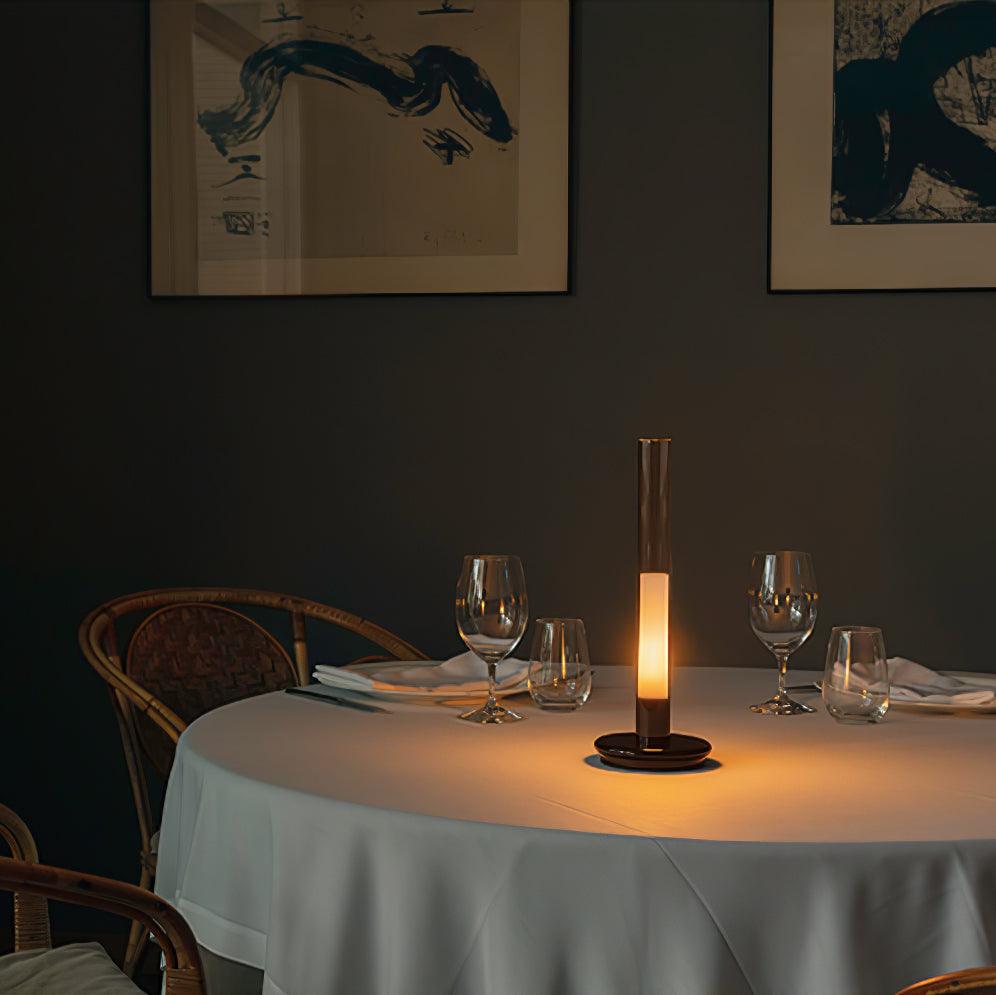 Column Cordless Table Lamp, Rechargeable