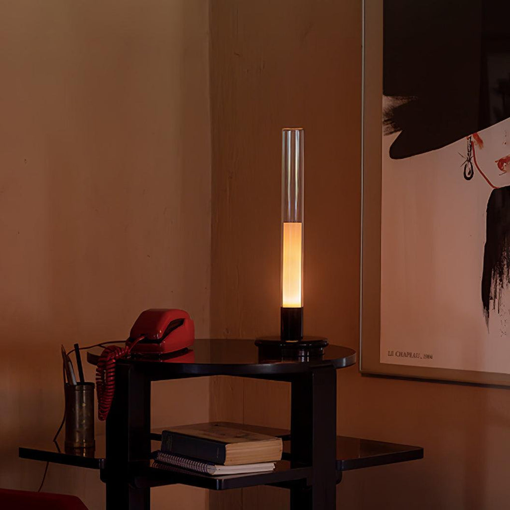 Column Cordless Table Lamp, Rechargeable