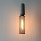Brix Concrete Pendant Light | Industrial LED Hanging Lamp