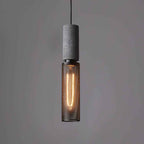 Brix Concrete Pendant Light | Industrial LED Hanging Lamp