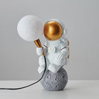 Contemporary Astronaut Glass Globe Wall Sconce Lamp 1-Light
