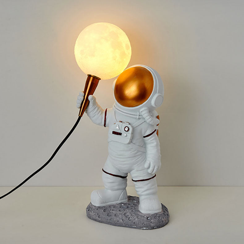 Contemporary Astronaut Glass Globe Wall Sconce Lamp 1-Light