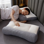 Convertible Neck Pillow with Contour Design for Travel and Neck Pain Relief