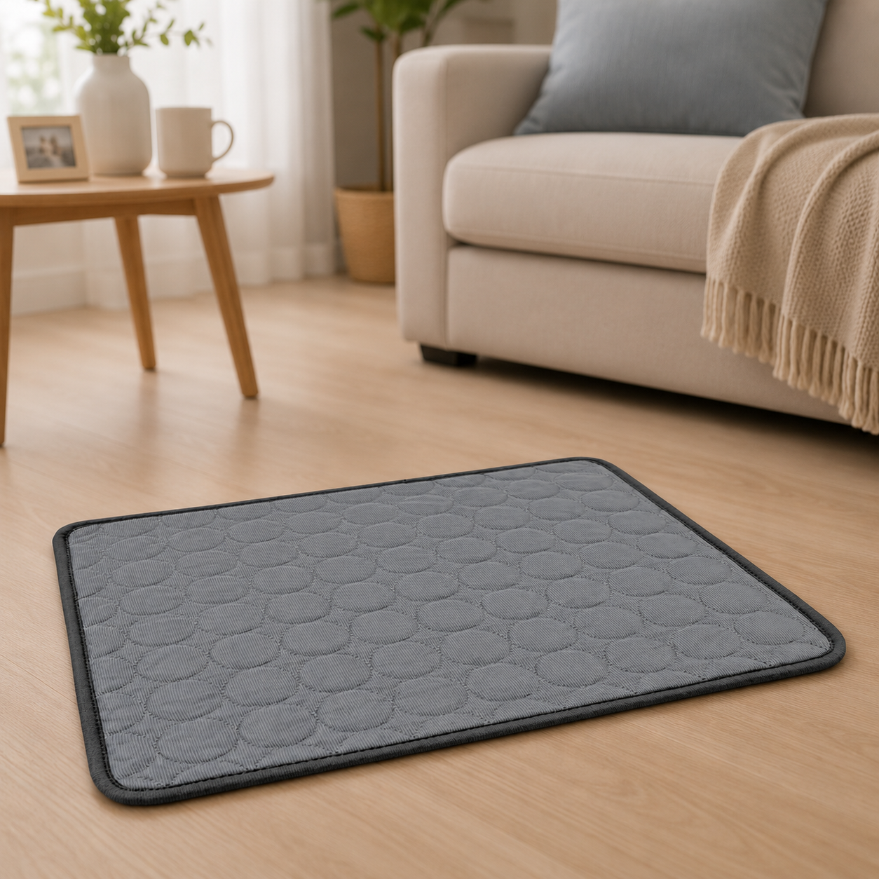 Cooling Pet Mat Soft Cooling Fabric Cushioned Pet Lounger for Cats and Dogs