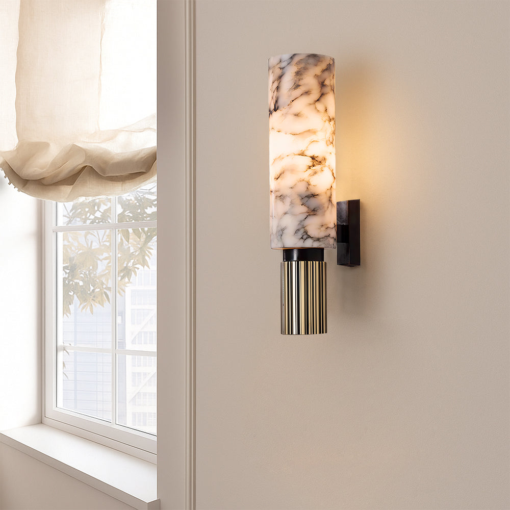 CopaStone: LED Wall Light Stone & Copper – Modern Wall Light & Design