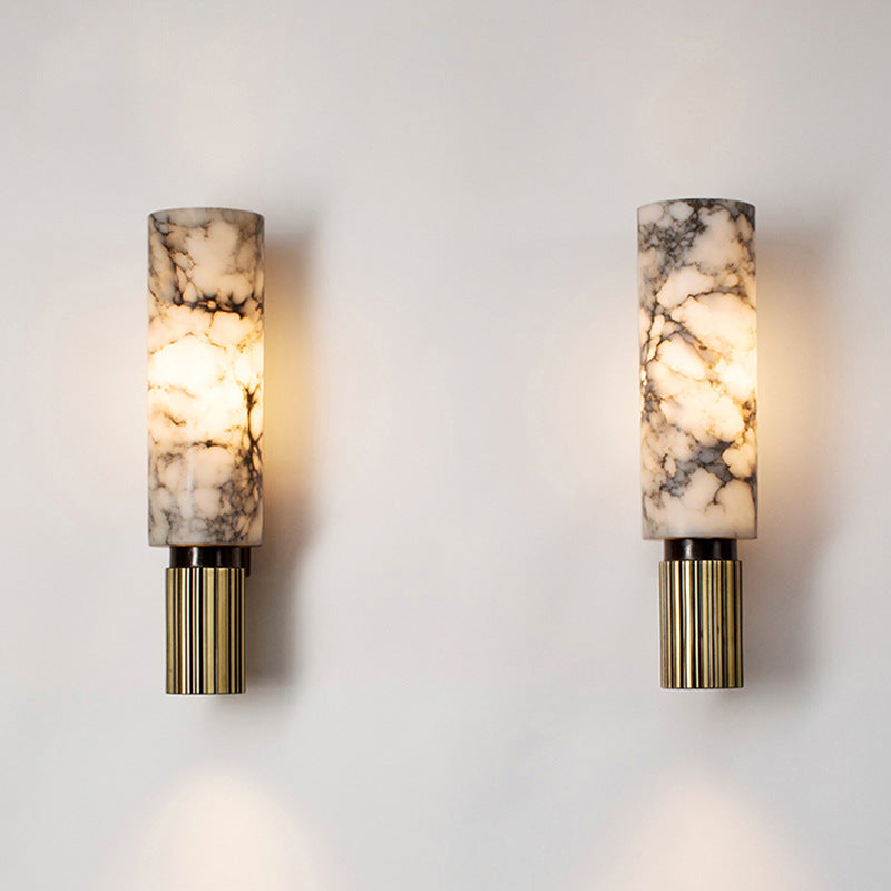 CopaStone: LED Wall Light Stone & Copper – Modern Wall Light & Design
