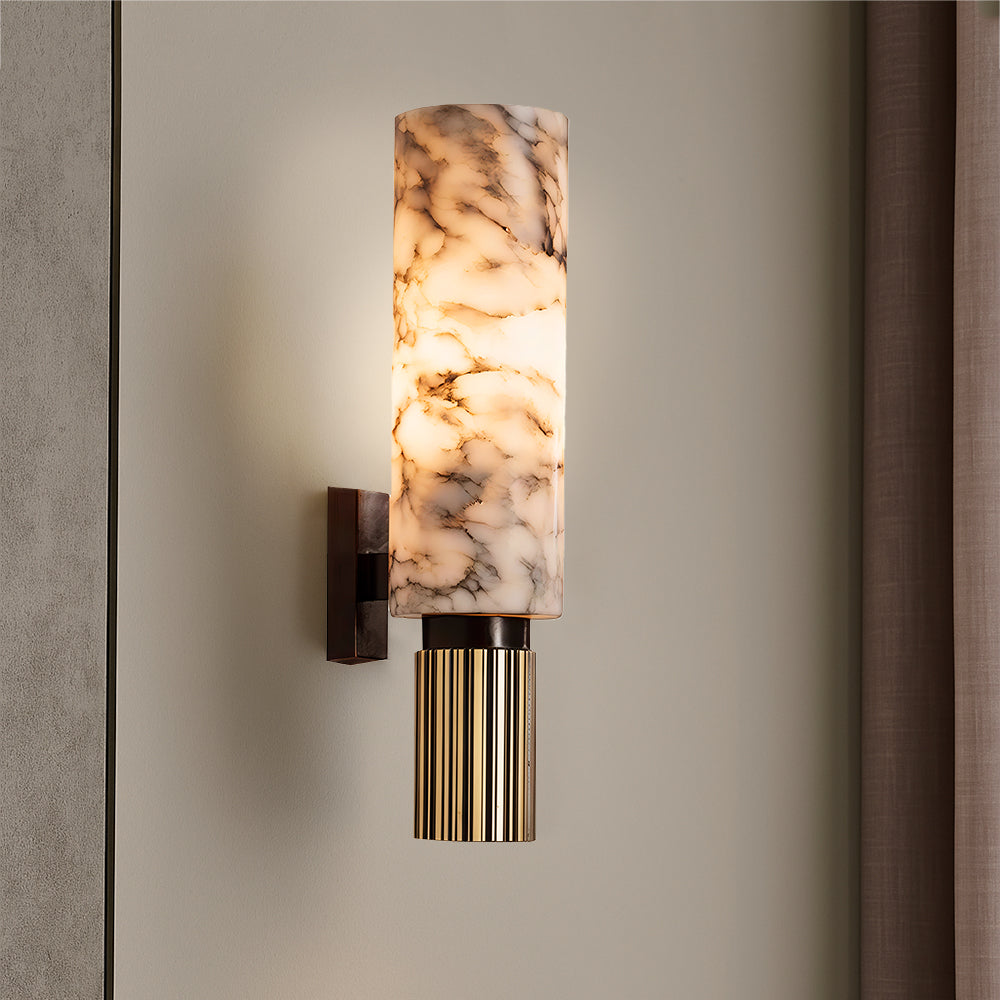 CopaStone: LED Wall Light Stone & Copper – Modern Wall Light & Design