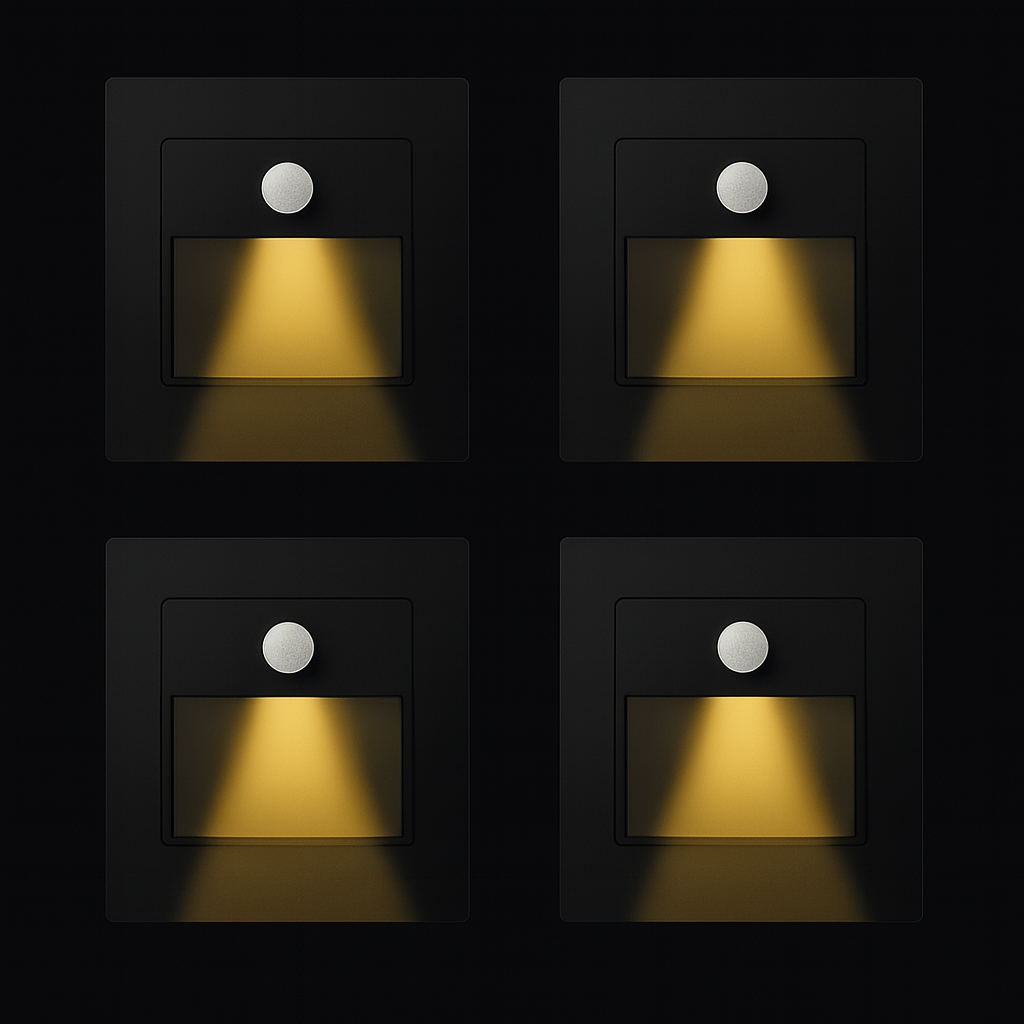 LumoGiulia: Minimalist Stair Light LED Built-in Polycarbonate Durable – Decorative for Hallway & Stairs