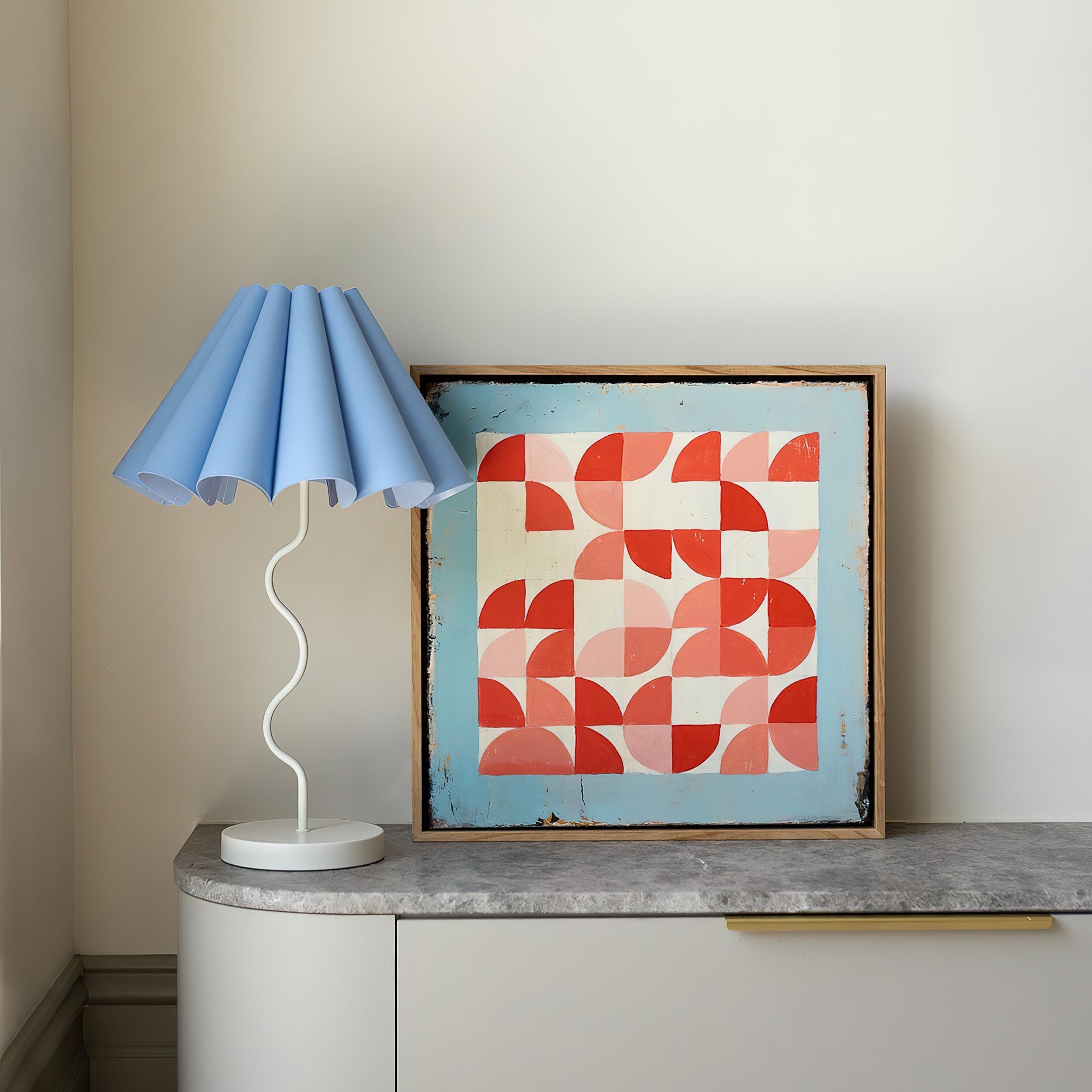Cora Fluted Shade Table Lamp