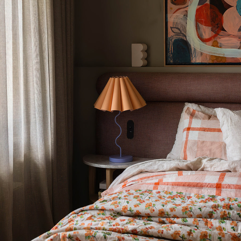 Cora Fluted Shade Table Lamp