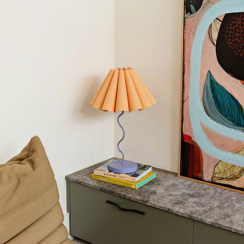 Cora Fluted Shade Table Lamp