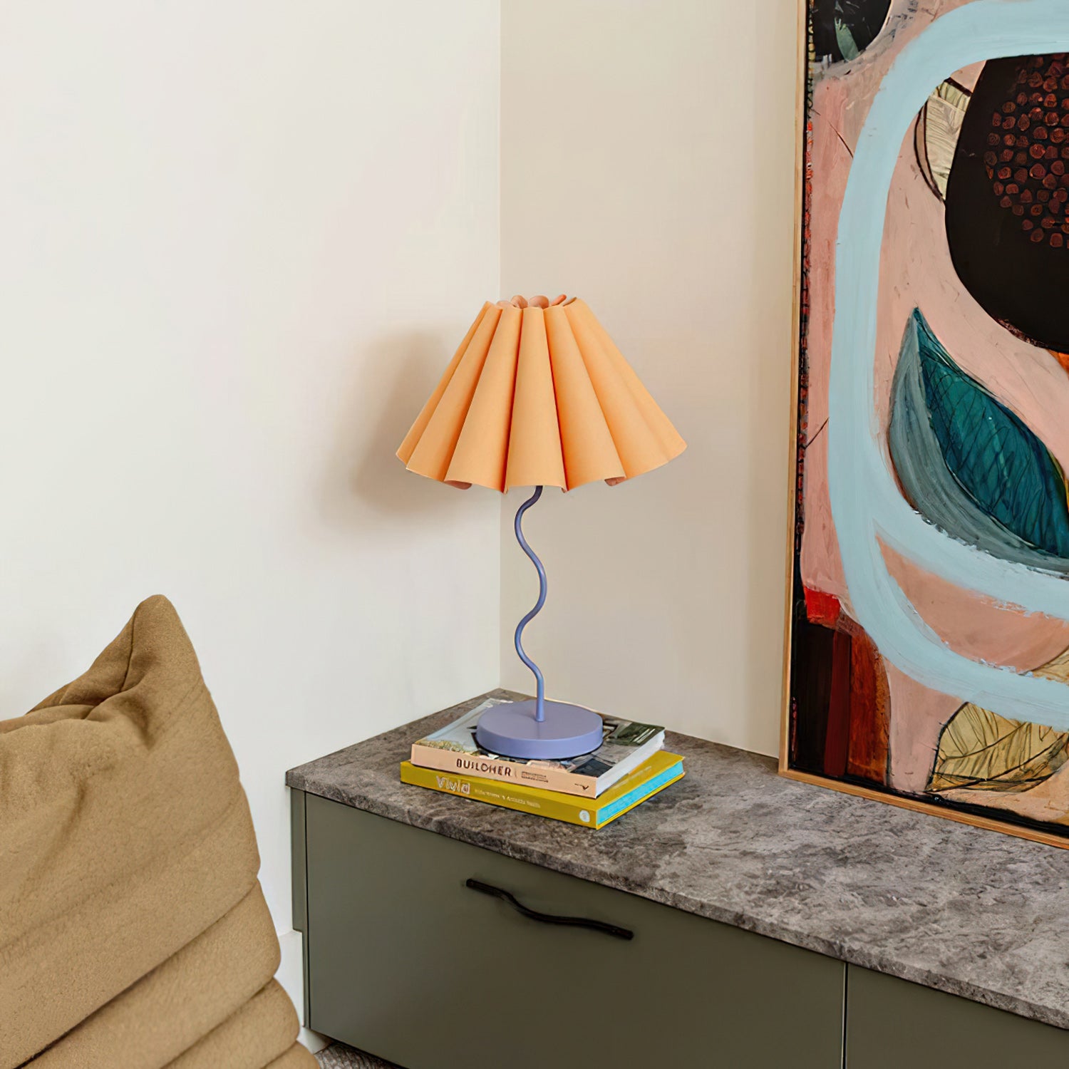 Cora Fluted Shade Table Lamp