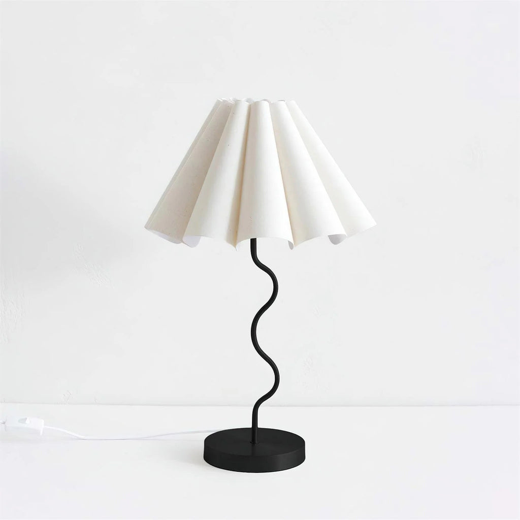 Cora Fluted Shade Table Lamp