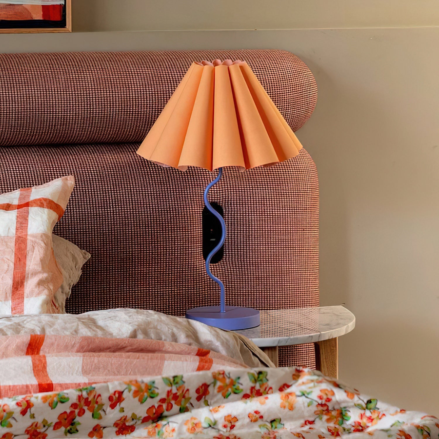 Cora Fluted Shade Table Lamp