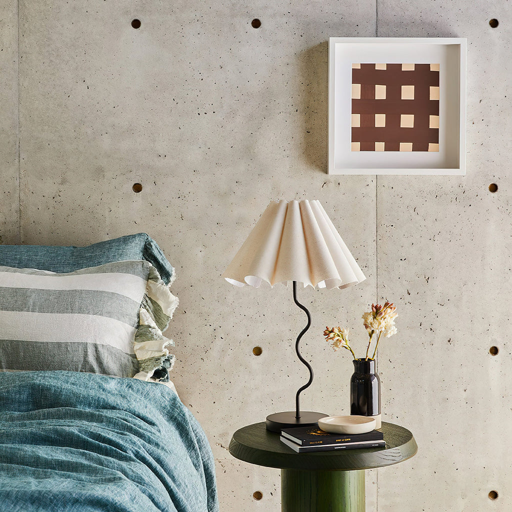 Cora Fluted Shade Table Lamp