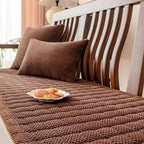 CordComfort: Sofa Cover with Cord Surface & Thick Padding – for Seating Furniture & Living Room