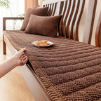 CordComfort: Sofa Cover with Cord Surface & Thick Padding – for Seating Furniture & Living Room