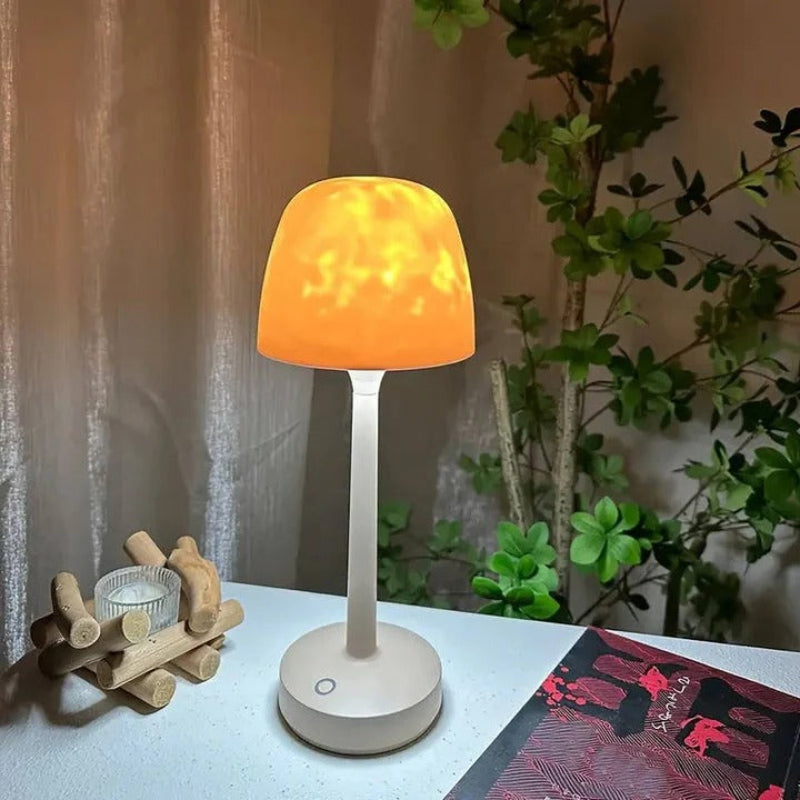 Cordless Projector Lamp with 16 Color Lighting and Water Ripple Projection