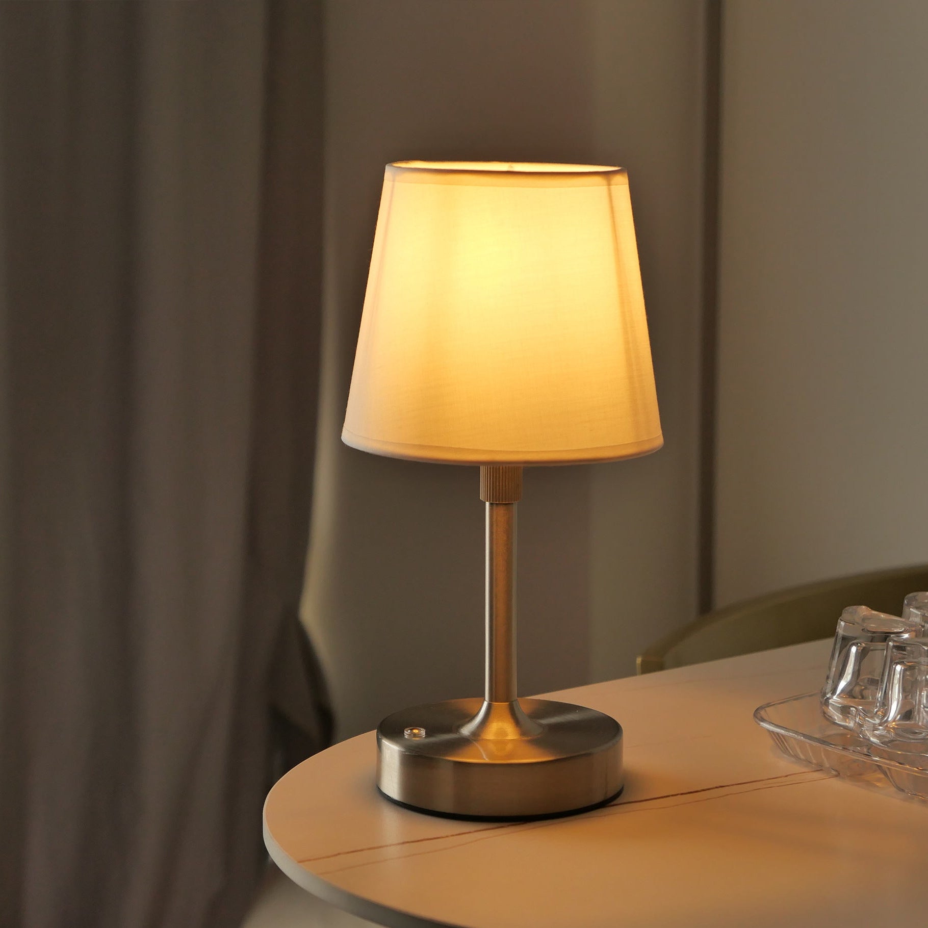 Cordless Table Lamp - Dimmable LED with Adjustable Height for Versatile Use