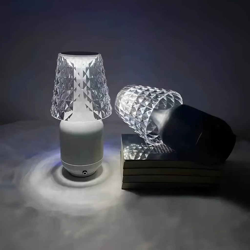 Cordless Table Lamp Metal Rechargeable LED Energy Efficient