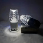 Cordless Table Lamp Metal Rechargeable LED Energy Efficient