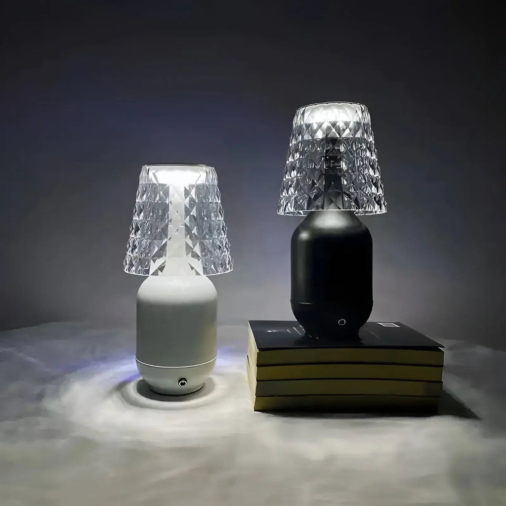 Cordless Table Lamp Metal Rechargeable LED Energy Efficient