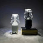 Cordless Table Lamp Metal Rechargeable LED Energy Efficient