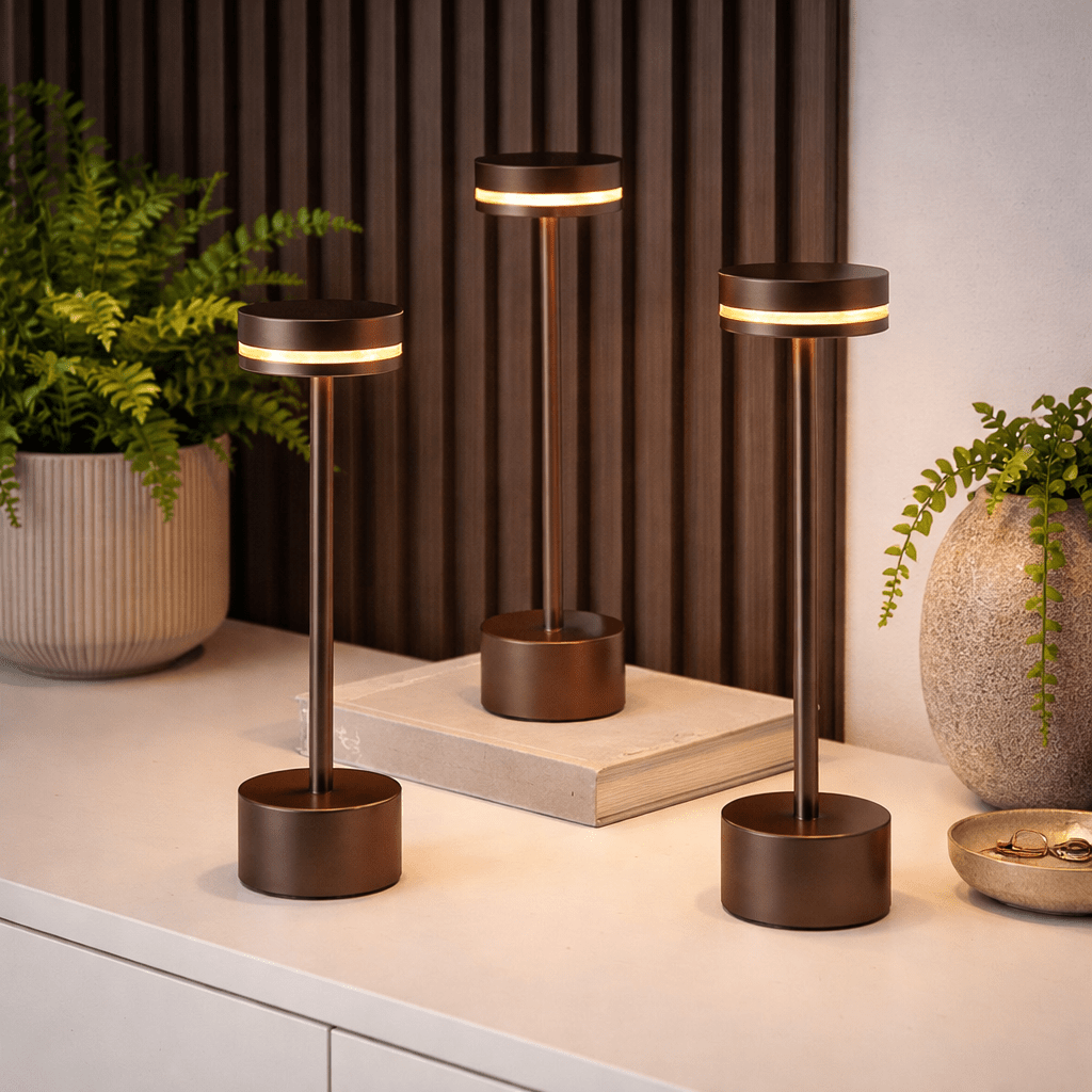 Cordless Table Lamp Rechargeable Ring Light Indoor Ambient Lamp
