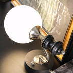 Coridon Spindle Globe Wall Sconce