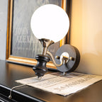 Coridon Spindle Globe Wall Sconce