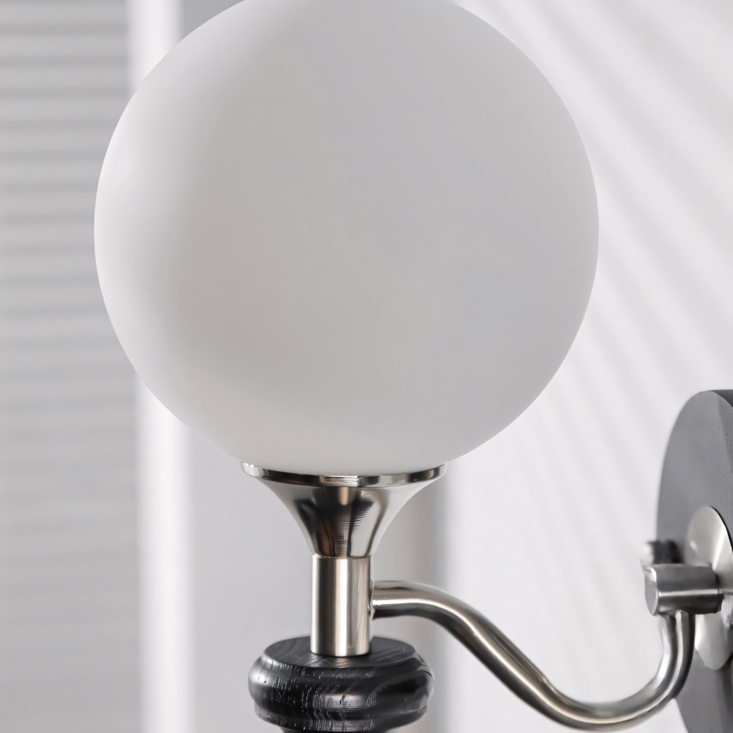 Coridon Spindle Globe Wall Sconce