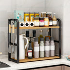 Countertop Storage Shelf, Two Tier, Freestanding, Kitchen Organizer