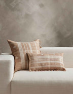 Kavi Throw Pillow | Hand Loomed Desi Wool, Geometric Patterns