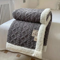 CozySherpa: Sherpa Fleece Blanket – Soft Living Room Blanket for Sofa & Bed