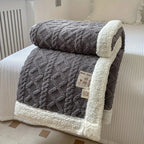 CozySherpa: Sherpa Fleece Blanket – Soft Living Room Blanket for Sofa & Bed