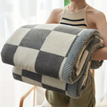 Blanket Fleece Diamond Pattern Machine Washable