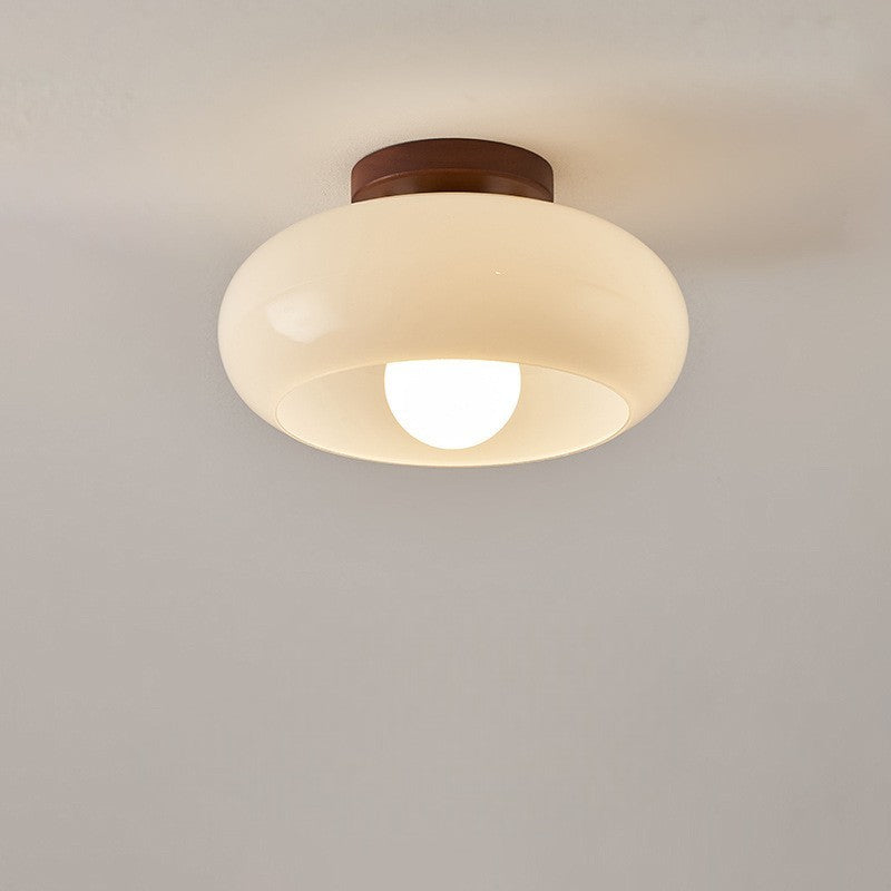 Creamara: LED Ceiling Light Bauhaus – Modern Design & Glass