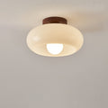 Creamara: LED Ceiling Light Bauhaus – Modern Design & Glass