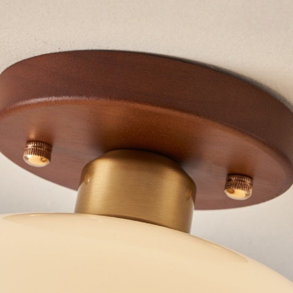 Creamara: LED Ceiling Light Bauhaus – Modern Design & Glass