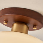Creamara: LED Ceiling Light Bauhaus – Modern Design & Glass