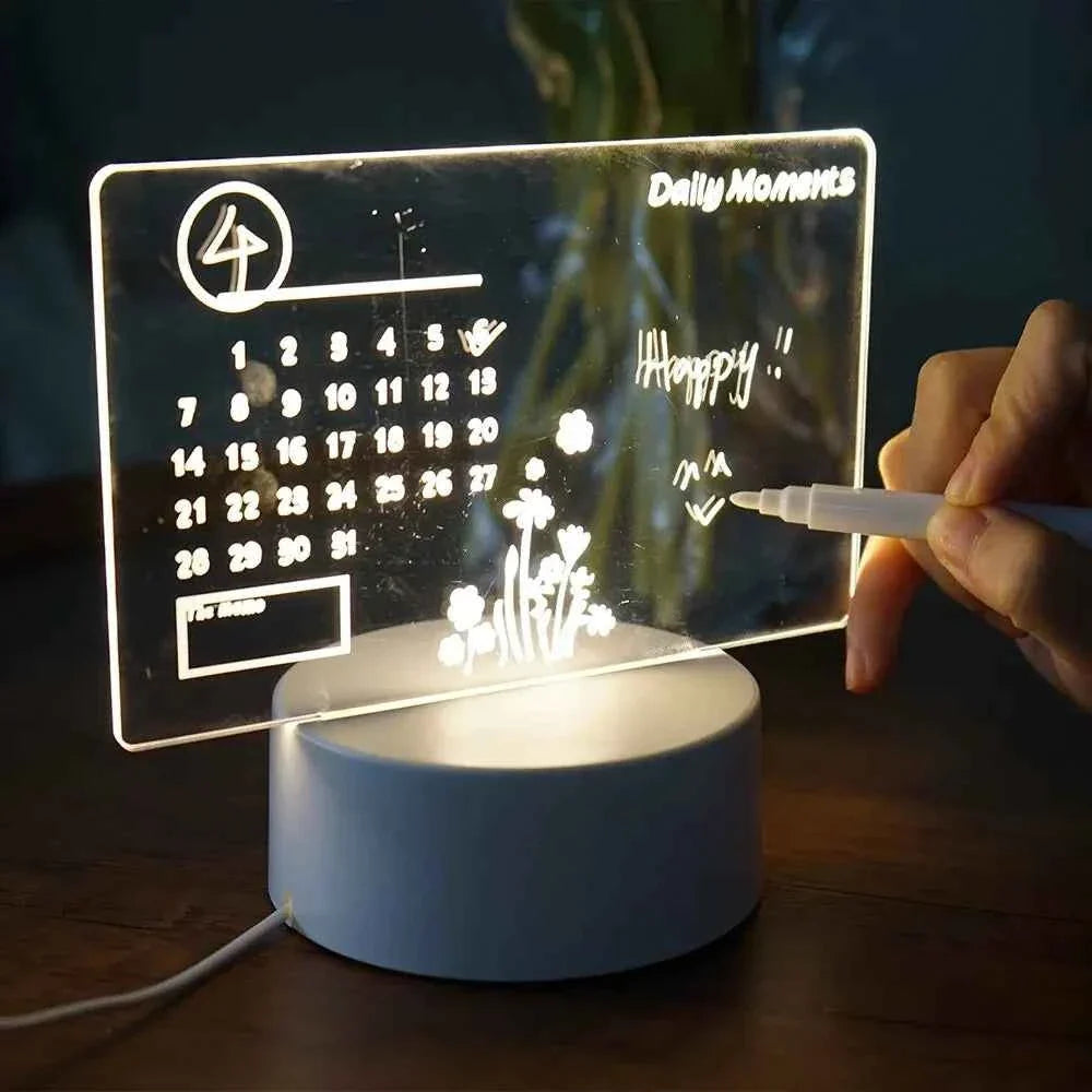 BriteSketch LED Tafellamp | Dimbaar, Geïntegreerd Notitiebord