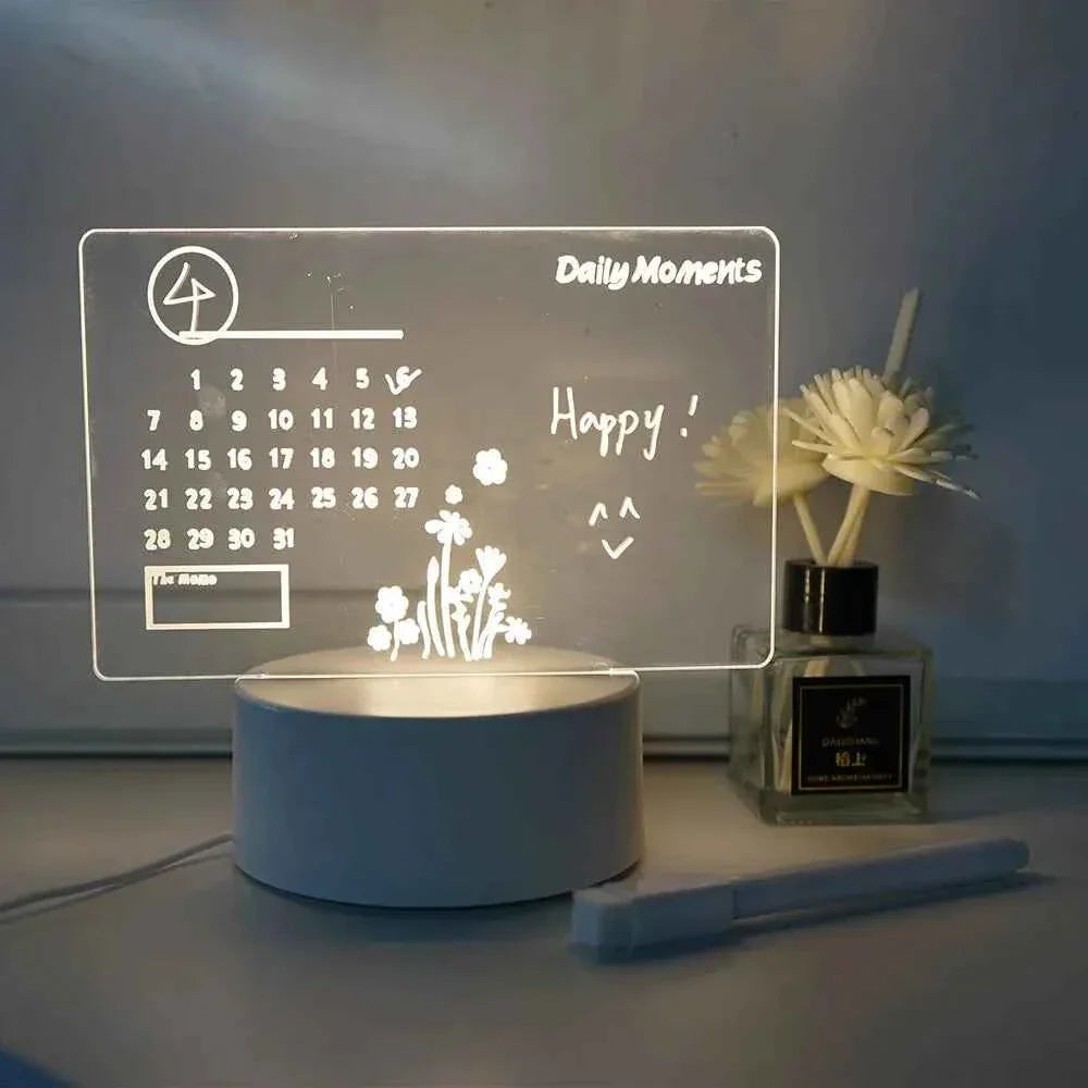 BriteSketch LED Tafellamp | Dimbaar, Geïntegreerd Notitiebord