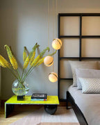 Lira Hanglamp | Acryl met Messing Accenten, Verstelbare Kabel