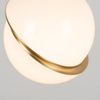 Lira Hanglamp | Acryl met Messing Accenten, Verstelbare Kabel
