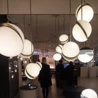Lira Hanglamp | Acryl met Messing Accenten, Verstelbare Kabel