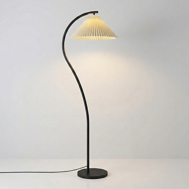 Pleated Shade Floor Lamp